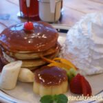 食べた物：なつかしのパンケーキ・ア・ラ・モード（Pancakes a la mode）エッグスンシングス（Eggs'n Things）