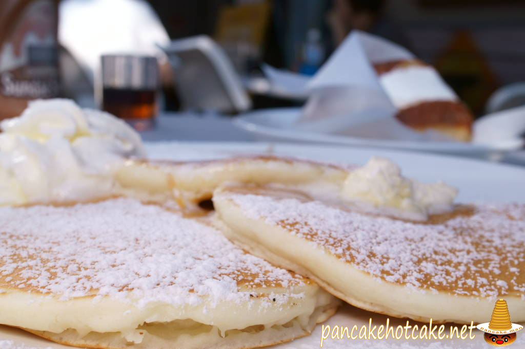 食べた物：バタービール パンケーキ（Buttermilk Pancakes）hapuna cafe（ハプナ カフェ）
