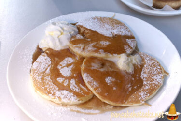 食べた物：バタービール パンケーキ（Buttermilk Pancakes）hapuna cafe（ハプナ カフェ）