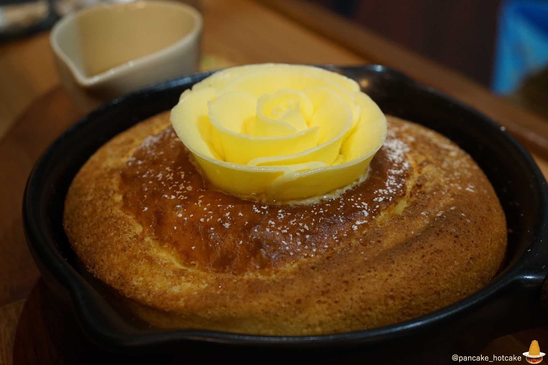 森のオーブンカフェのポンフィのパンケーキ（大阪／阿倍野）