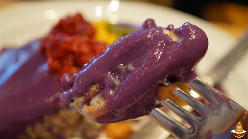 ハロウィン限定 紫芋のパンケーキが激ウマ♪エッグスンシングスUSJ前（大阪/ユニバサルシティ）パンケーキマン