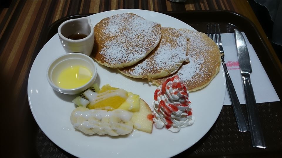 フルーツカフェ CANMORE（キャンモア）のパンケーキ　（愛知/名古屋/大須）