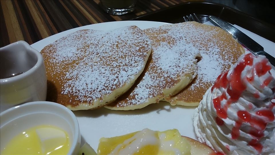 フルーツカフェ CANMORE（キャンモア）のパンケーキ　（愛知/名古屋/大須）