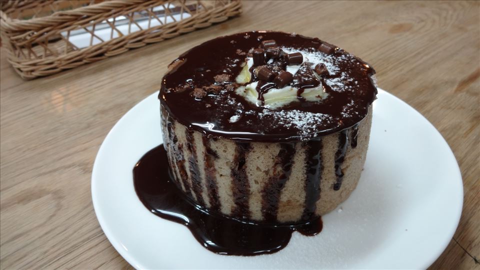 最強のホットケーキと最強のチョコパンケーキ出現！美山珈琲（兵庫/姫路）パンケーキマン